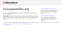 Tablet Screenshot of civicusassembly.org